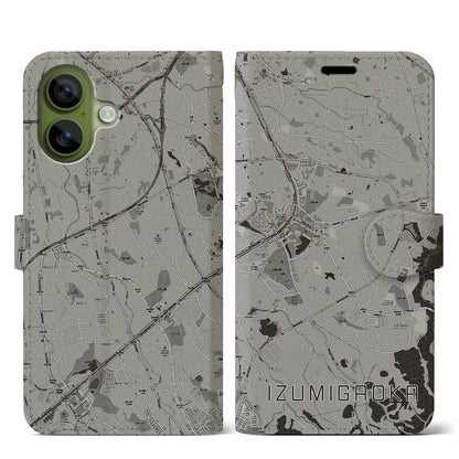 【泉ケ丘（大阪府）】地図柄iPhoneケース（手帳タイプ）