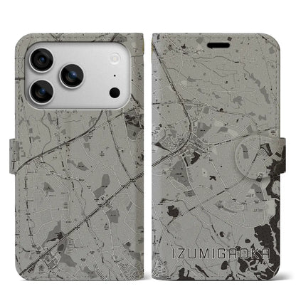 【泉ケ丘（大阪府）】地図柄iPhoneケース（手帳タイプ）