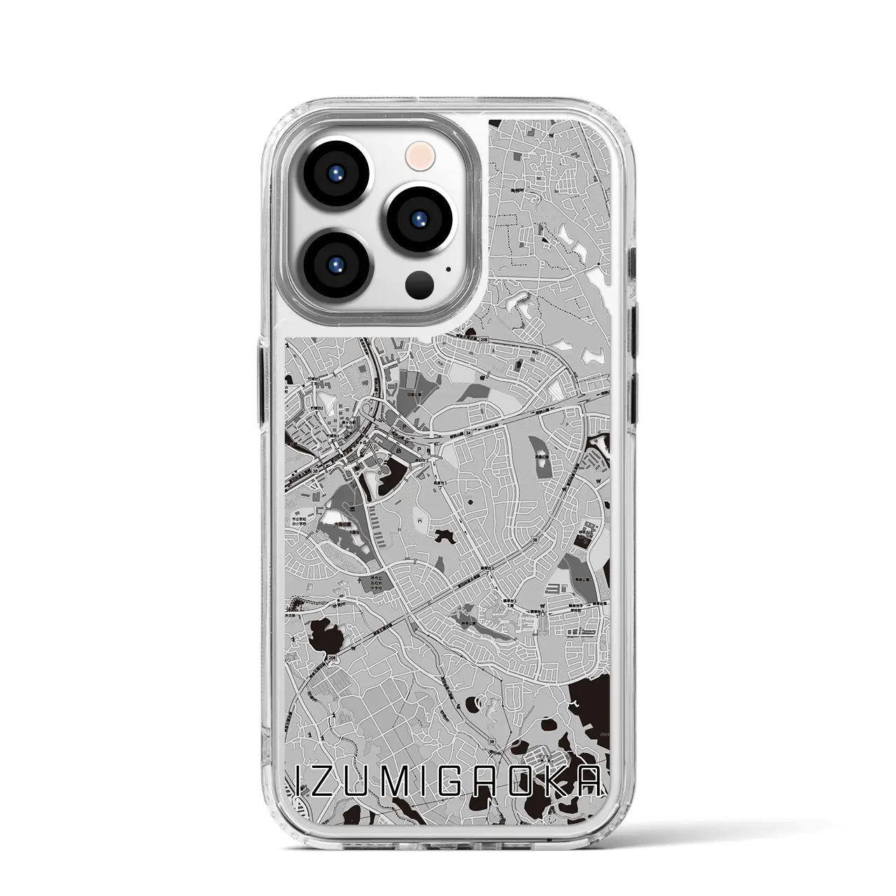 【泉ケ丘（大阪府）】地図柄iPhoneケース（MagSafeタイプ）