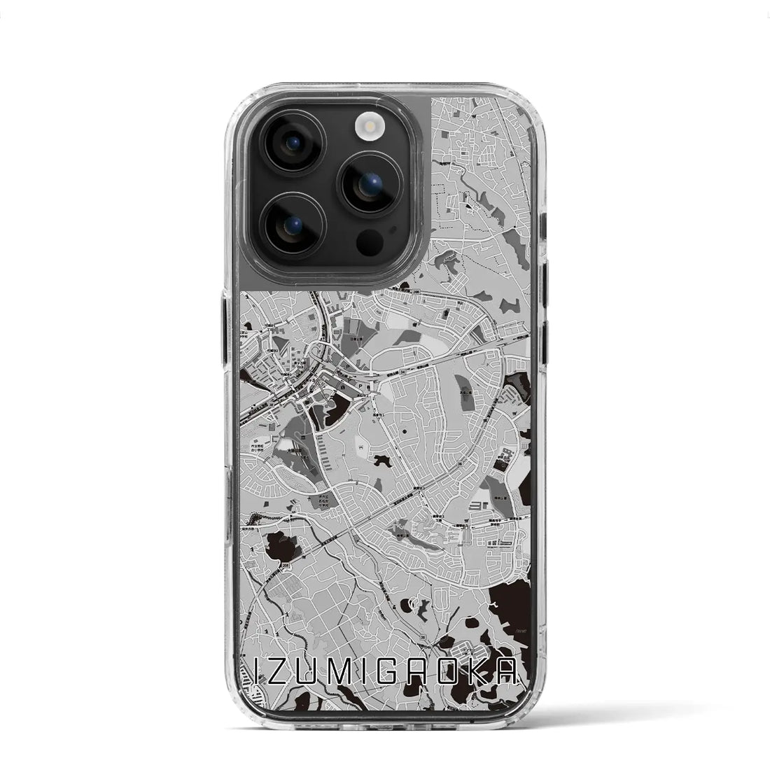 【泉ケ丘（大阪府）】地図柄iPhoneケース（MagSafeタイプ）