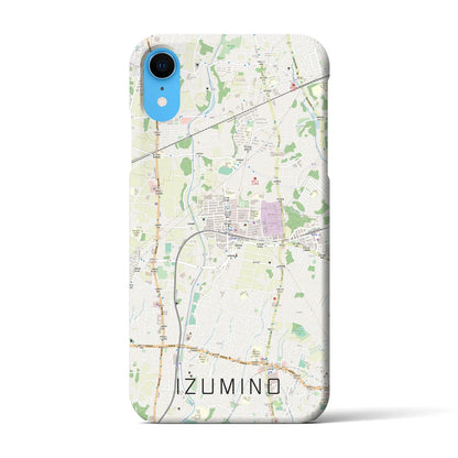 【いずみ野（神奈川県）】地図柄iPhoneケース（バックカバータイプ）