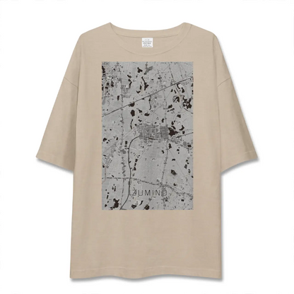 【いずみ野（神奈川県）】地図柄ビッグシルエットTシャツ
