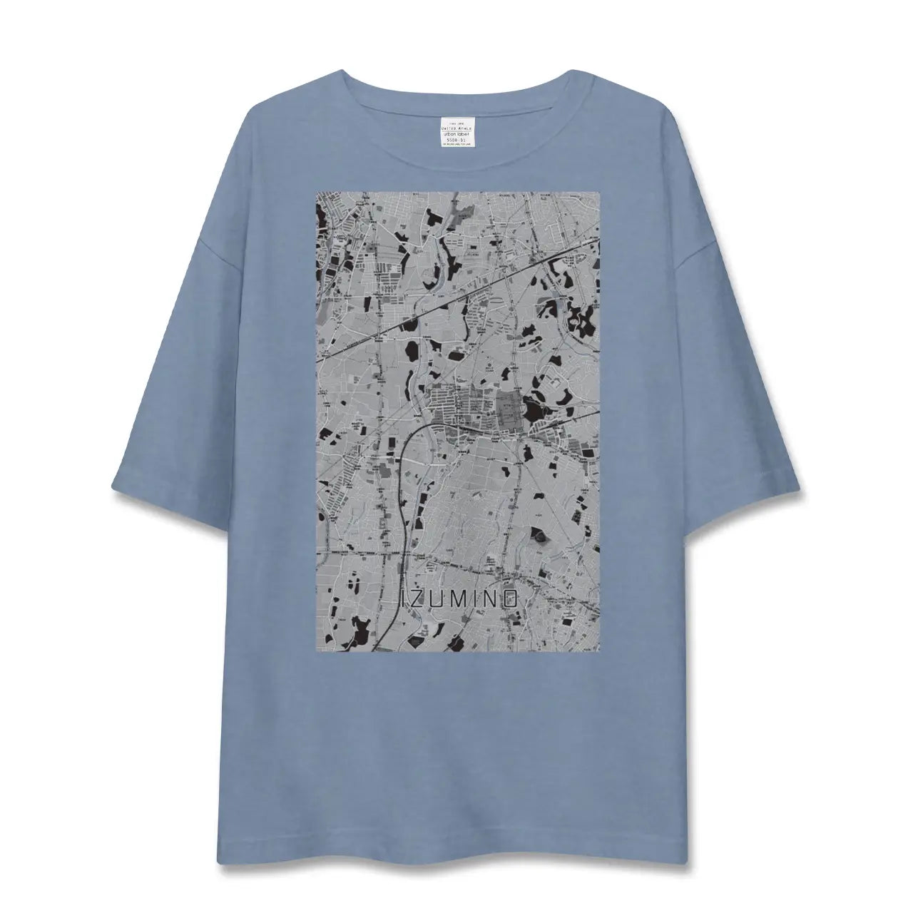 【いずみ野（神奈川県）】地図柄ビッグシルエットTシャツ