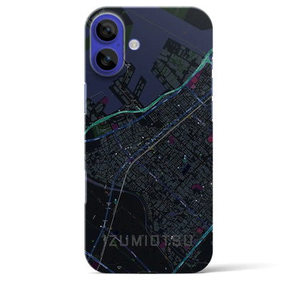 【泉大津（大阪府）】地図柄iPhoneケース（バックカバータイプ）