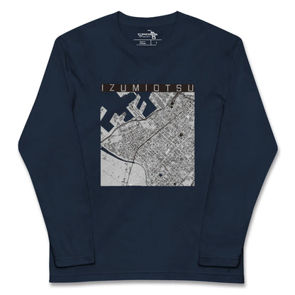 【泉大津（大阪府）】地図柄ロングスリーブTシャツ