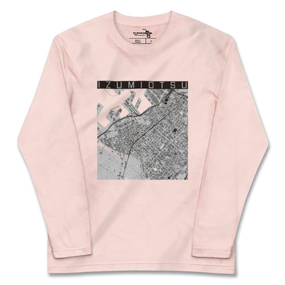 【泉大津（大阪府）】地図柄ロングスリーブTシャツ