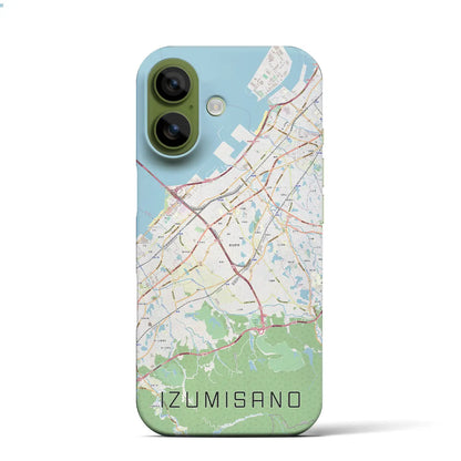 【泉佐野（大阪府）】地図柄iPhoneケース（バックカバータイプ）