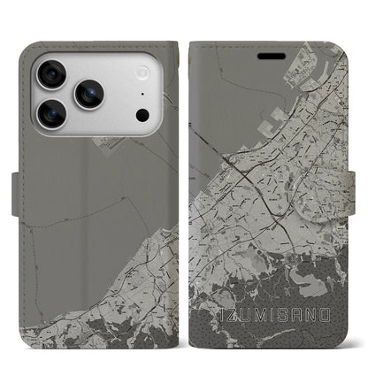 【泉佐野（大阪府）】地図柄iPhoneケース（手帳タイプ）