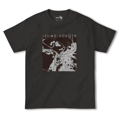 【出雲横田（島根県）】地図柄ヘビーウェイトTシャツ