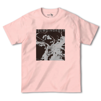 【出雲横田（島根県）】地図柄ヘビーウェイトTシャツ