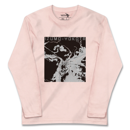 【出雲横田（島根県）】地図柄ロングスリーブTシャツ