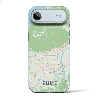 【出雲（島根県）】地図柄iPhoneケース（バックカバータイプ）