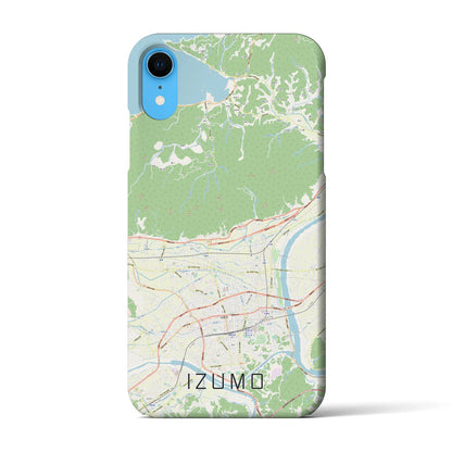 【出雲（島根県）】地図柄iPhoneケース（バックカバータイプ）