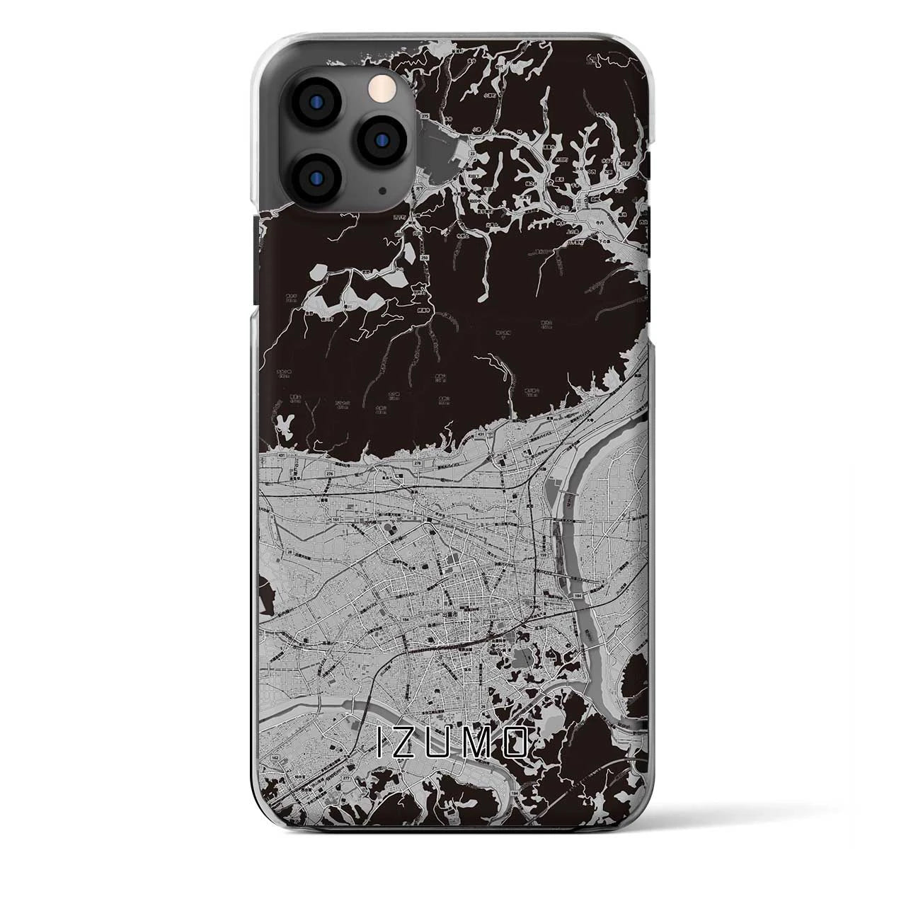【出雲（島根県）】地図柄iPhoneケース（クリアタイプ）