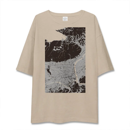 【出雲（島根県）】地図柄ビッグシルエットTシャツ