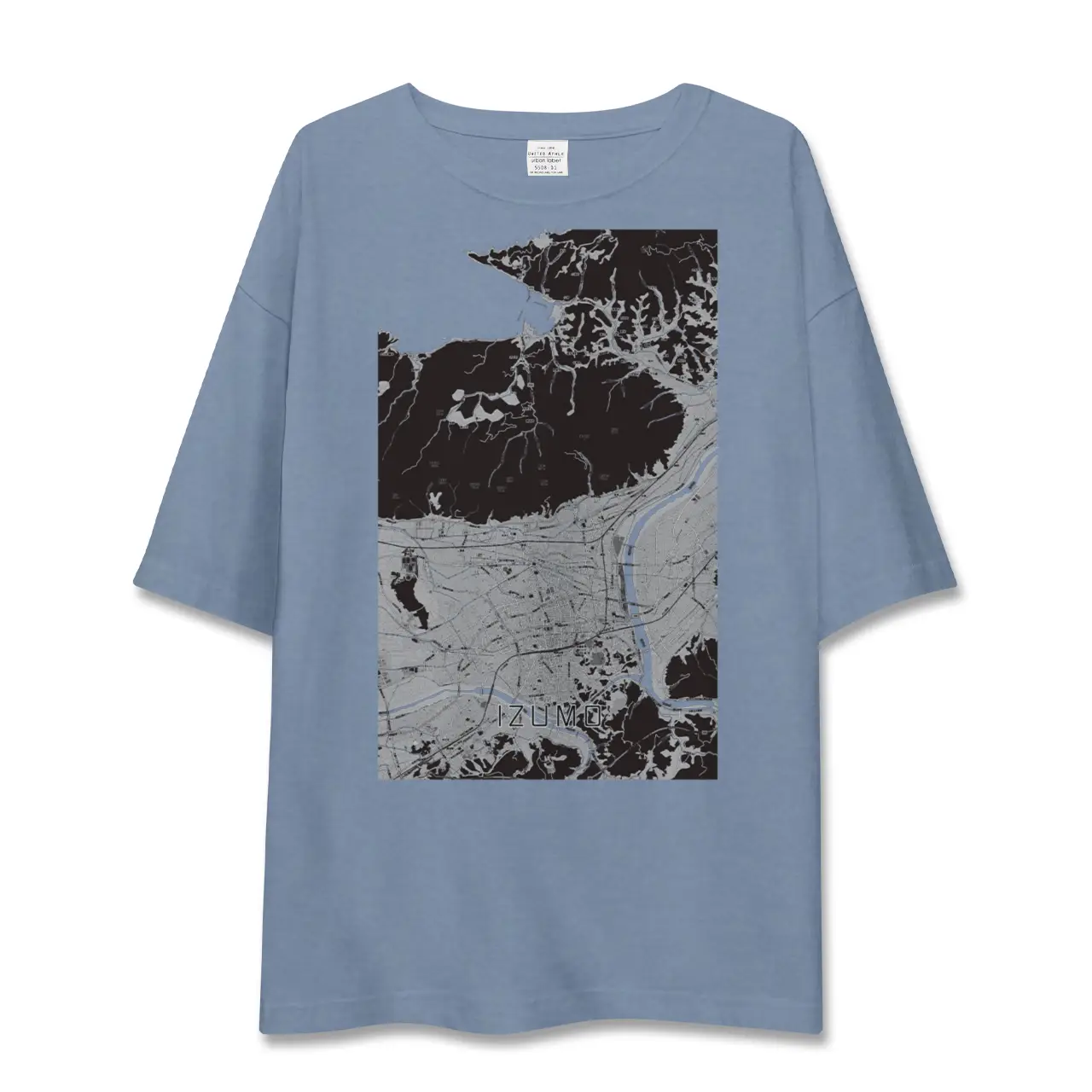 【出雲（島根県）】地図柄ビッグシルエットTシャツ