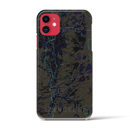 【伊豆の国（静岡県）】地図柄iPhoneケース（バックカバータイプ）