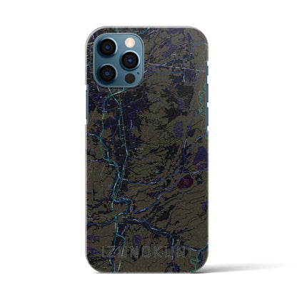 【伊豆の国（静岡県）】地図柄iPhoneケース（バックカバータイプ）