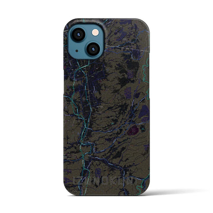 【伊豆の国（静岡県）】地図柄iPhoneケース（バックカバータイプ）