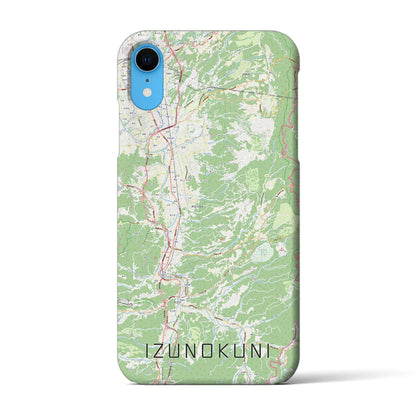 【伊豆の国（静岡県）】地図柄iPhoneケース（バックカバータイプ）