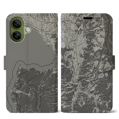 【伊豆の国（静岡県）】地図柄iPhoneケース（手帳タイプ）