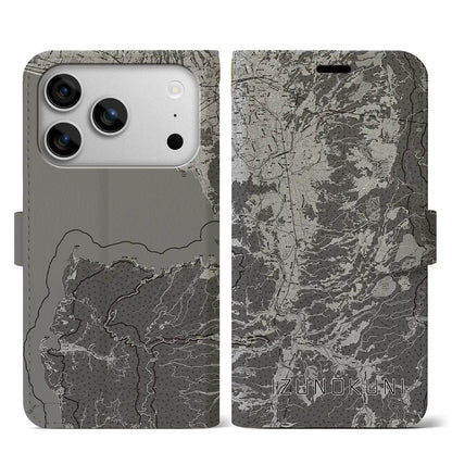 【伊豆の国（静岡県）】地図柄iPhoneケース（手帳タイプ）