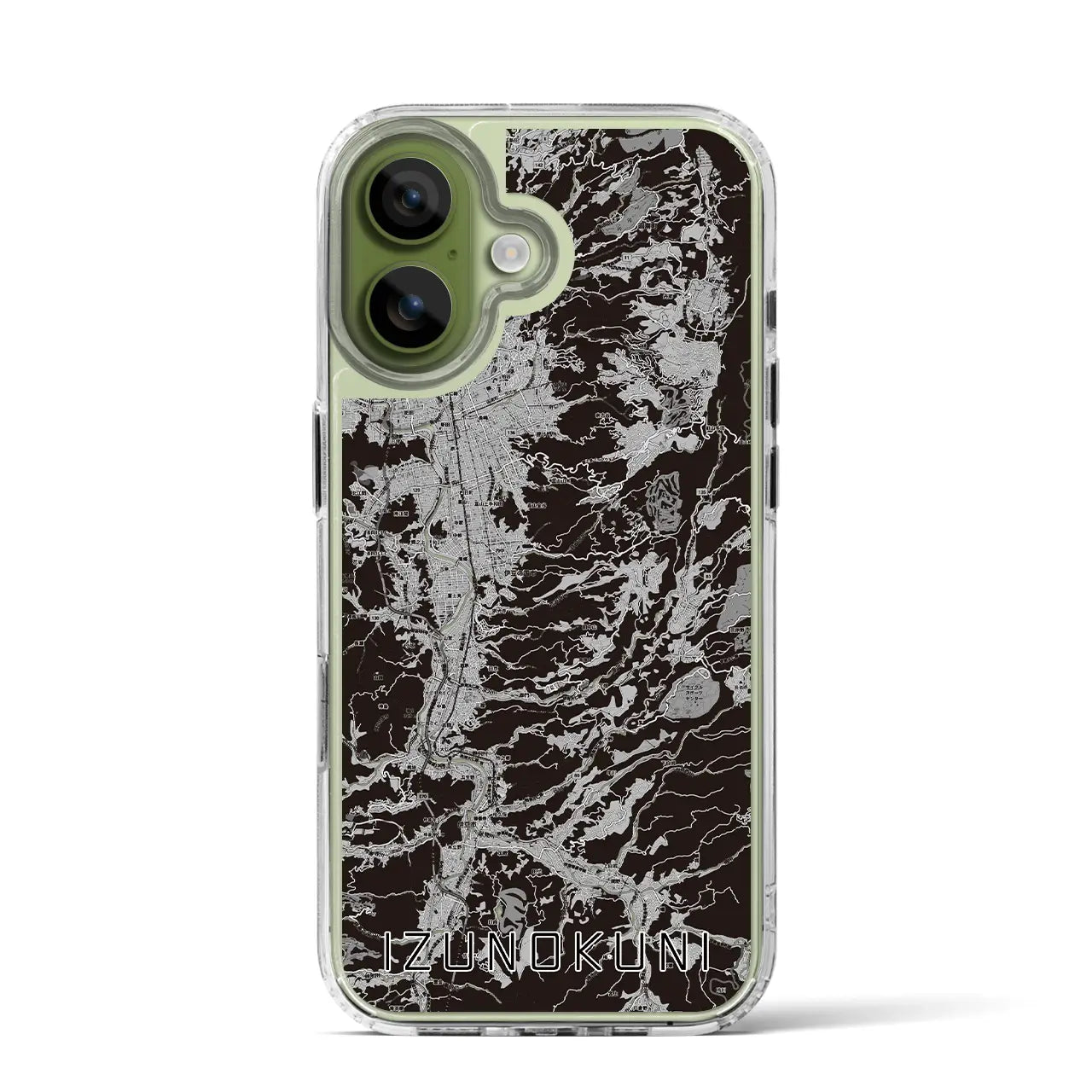 【伊豆の国（静岡県）】地図柄iPhoneケース（MagSafeタイプ）