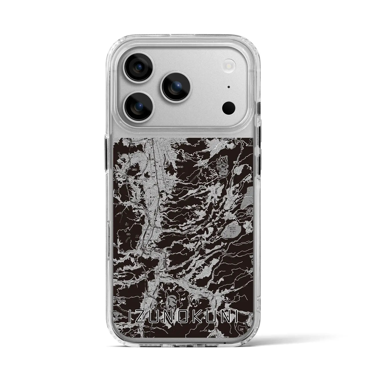 【伊豆の国（静岡県）】地図柄iPhoneケース（MagSafeタイプ）