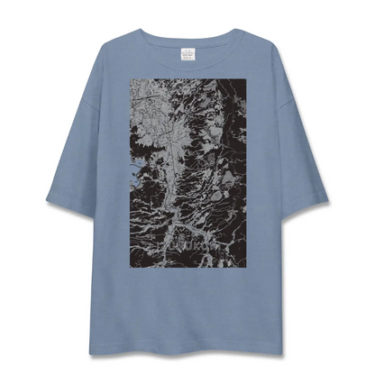 【伊豆の国（静岡県）】地図柄ビッグシルエットTシャツ
