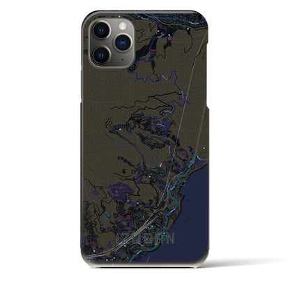 【伊豆山（静岡県）】地図柄iPhoneケース（バックカバータイプ）