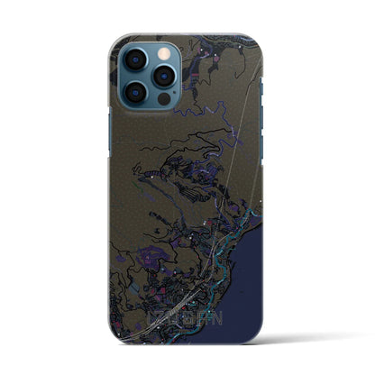 【伊豆山（静岡県）】地図柄iPhoneケース（バックカバータイプ）