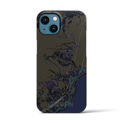 【伊豆山（静岡県）】地図柄iPhoneケース（バックカバータイプ）