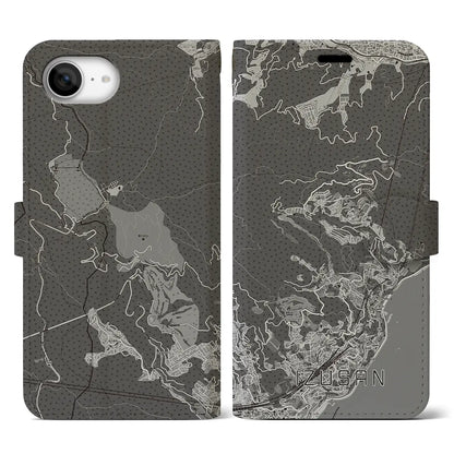 【伊豆山（静岡県）】地図柄iPhoneケース（手帳タイプ）