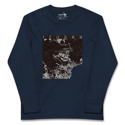【伊豆山（静岡県）】地図柄ロングスリーブTシャツ