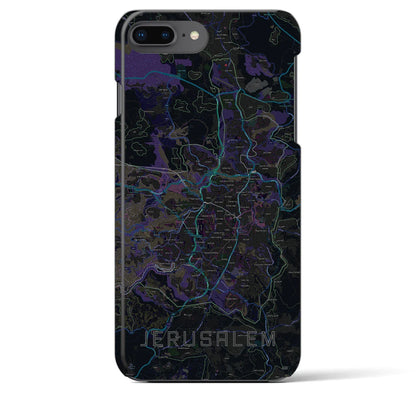 【エルサレム（イスラエル）】地図柄iPhoneケース（バックカバータイプ）