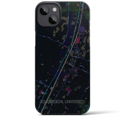 【自治医大（栃木県）】地図柄iPhoneケース（バックカバータイプ）