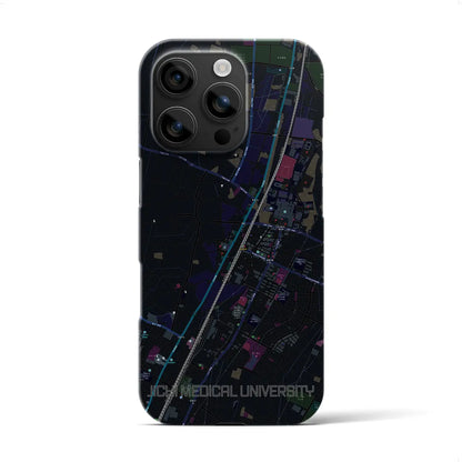 【自治医大（栃木県）】地図柄iPhoneケース（バックカバータイプ）