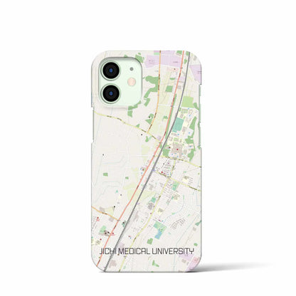 【自治医大（栃木県）】地図柄iPhoneケース（バックカバータイプ）