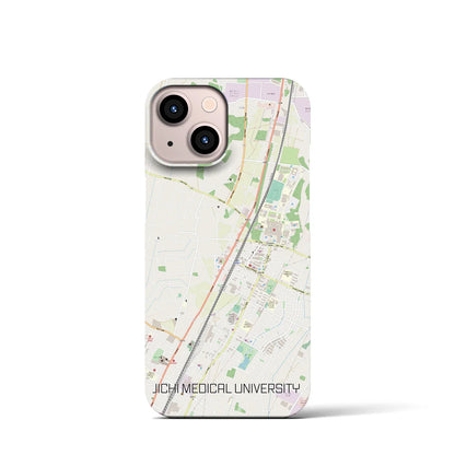 【自治医大（栃木県）】地図柄iPhoneケース（バックカバータイプ）