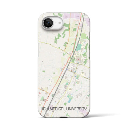 【自治医大（栃木県）】地図柄iPhoneケース（バックカバータイプ）