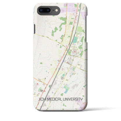 【自治医大（栃木県）】地図柄iPhoneケース（バックカバータイプ）