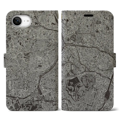 【神保町（東京都）】地図柄iPhoneケース（手帳タイプ）