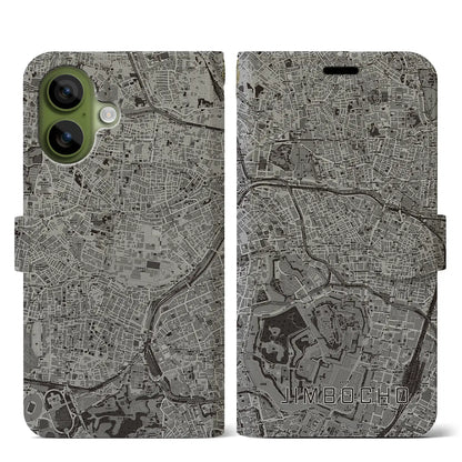 【神保町（東京都）】地図柄iPhoneケース（手帳タイプ）