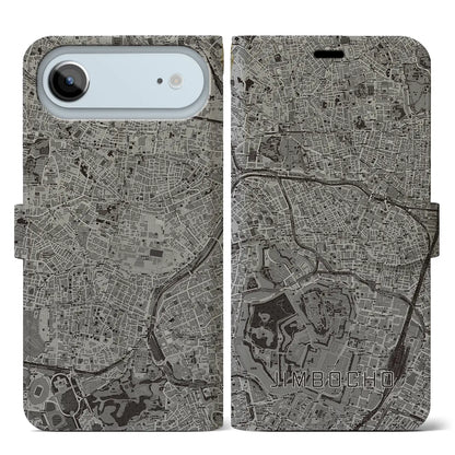 【神保町（東京都）】地図柄iPhoneケース（手帳タイプ）