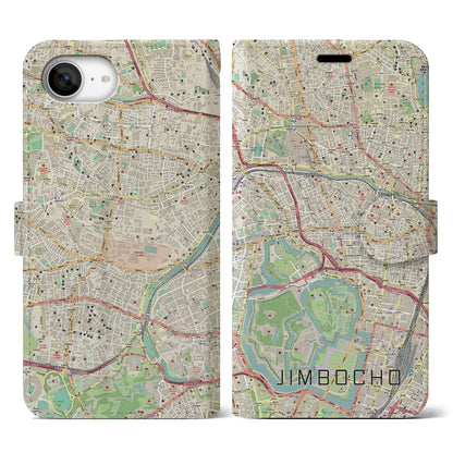 【神保町（東京都）】地図柄iPhoneケース（手帳タイプ）