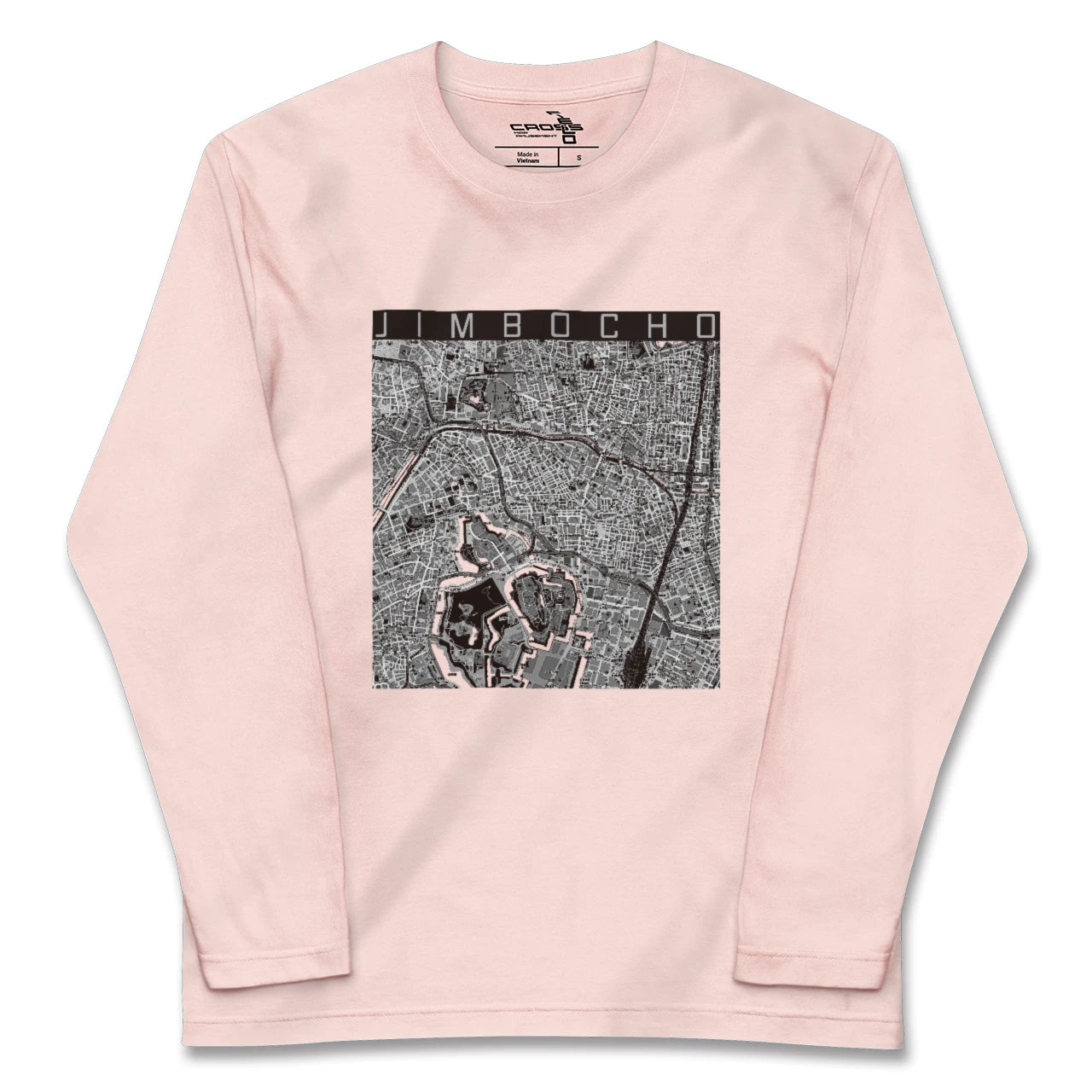 【神保町（東京都）】地図柄ロングスリーブTシャツ