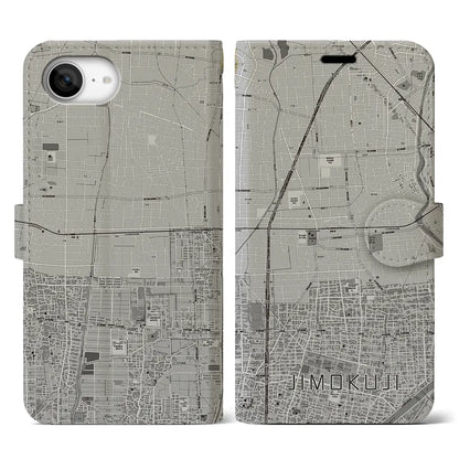 【甚目寺（愛知県）】地図柄iPhoneケース（手帳タイプ）