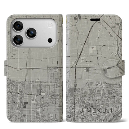 【甚目寺（愛知県）】地図柄iPhoneケース（手帳タイプ）