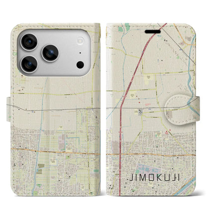 【甚目寺（愛知県）】地図柄iPhoneケース（手帳タイプ）