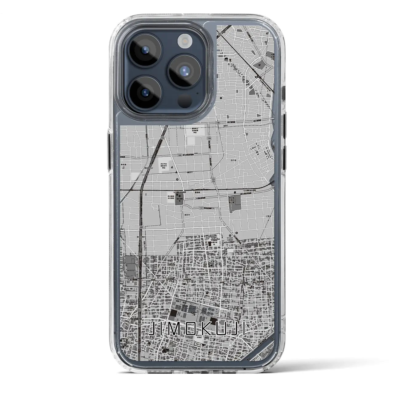 【甚目寺（愛知県）】地図柄iPhoneケース（MagSafeタイプ）